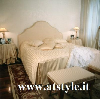 mobili in stile at letto imbottito sagomato