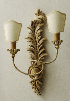 mobili in stile at applique  1690 decoro dekap� corallo cm. 36 h 60